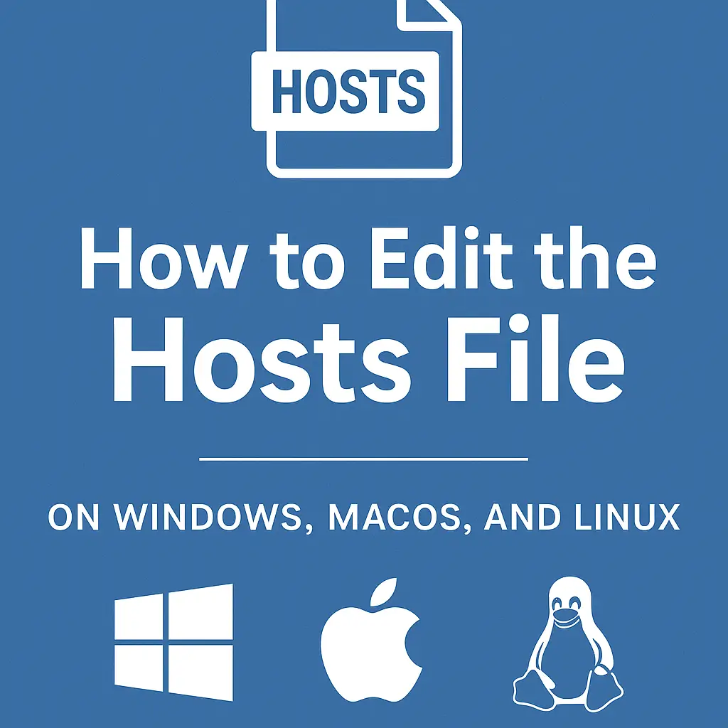 ✍️ How to Edit Hosts File on Windows, MacOS, Linux/Unix